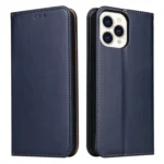 Fierre Shann PU Genuine Leather Texture Phone Case, For iPhone 15 Pro Max, For iPhone 15 Pro, For iPhone 15 Plus, For iPhone 15