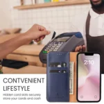 Fierre Shann PU Genuine Leather Texture Phone Case, For iPhone 16e, For iPhone 16 Pro Max, For iPhone 16 Pro, For iPhone 16 Plus, For iPhone 16 - Image 7