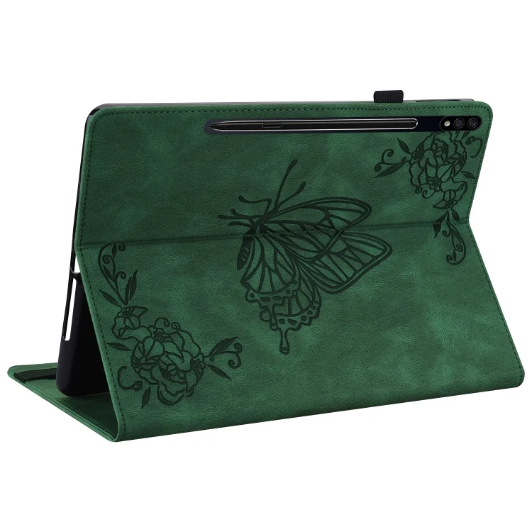 EDA005043302A_4.webp Butterfly Flower Embossed Leather Tablet Case, For Samsung Galaxy Tab S9+, For Samsung Galaxy Tab S7+/S7 FE/S8+, For Samsung Galaxy Tab S5e/T720/T725 - Image 5