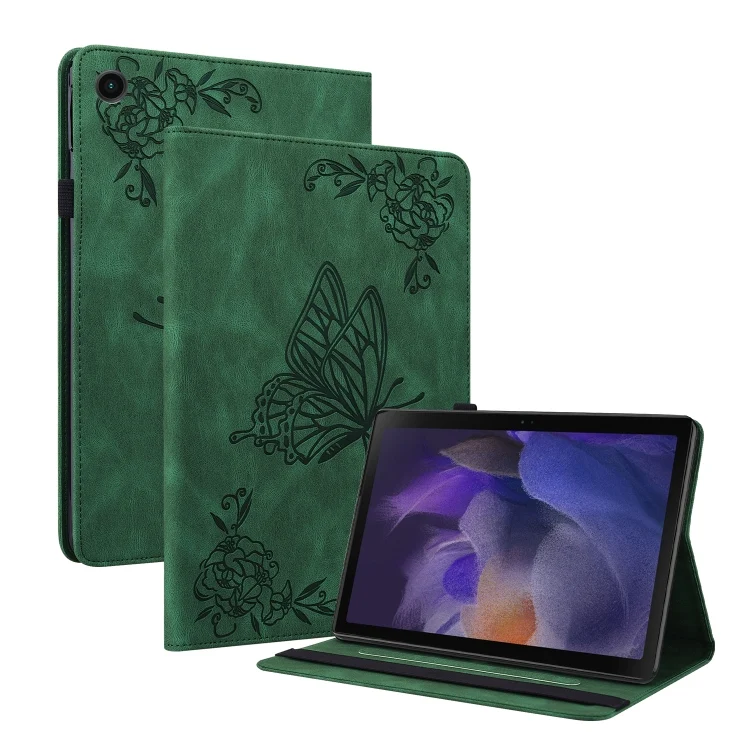 Butterfly Flower Embossed Leather Tablet Case, For Samsung Galaxy Tab А9+, For Samsung Galaxy Tab А9, For Samsung Galaxy Tab S9