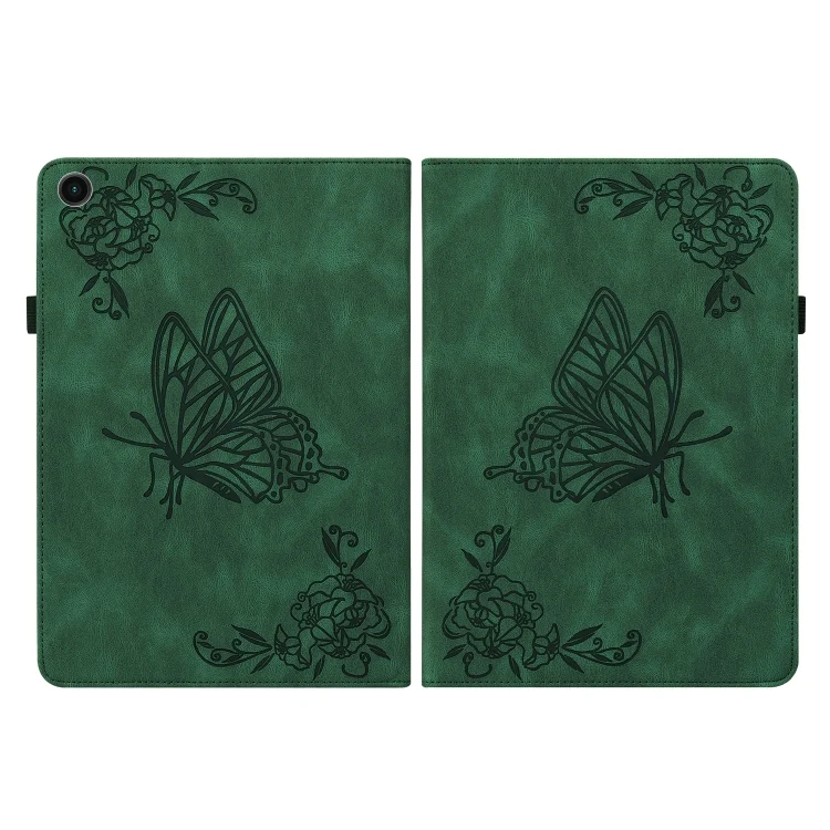 EDA005043303A_1.webp Butterfly Flower Embossed Leather Tablet Case, For Samsung Galaxy Tab А9+, For Samsung Galaxy Tab А9, For Samsung Galaxy Tab S9 - Image 2