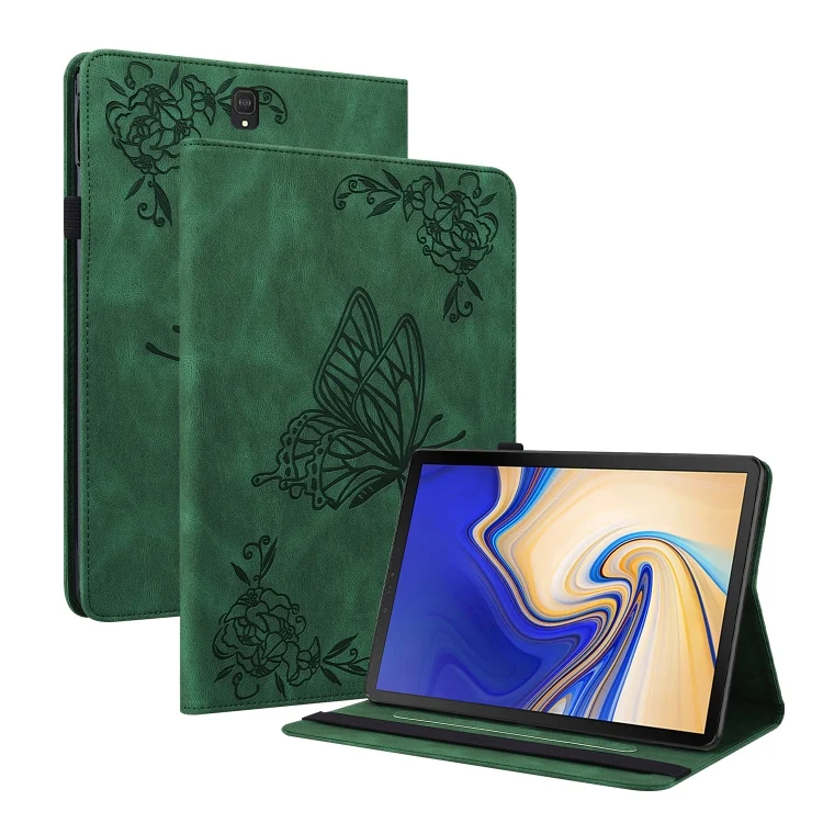 Butterfly Flower Embossed Leather Tablet Case, For Samsung Galaxy Tab S4 10.5 SM-T830, For Samsung Galaxy Tab A 10.1 2016/T580/T585, For Samsung Galaxy Tab S2 9.7 T810 T815