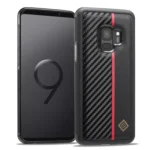 LC.IMEEKE 3 in 1 Carbon Fiber Texture Shockproof Phone Case, For Samsung Galaxy S9+, For Samsung Galaxy S9