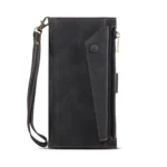 ESEBLE Retro Frosted RFID Flip Leather Phone Case, For iPhone 15 Pro Max, For iPhone 15 Pro, For iPhone 15 Plus, For iPhone 15 - Image 2