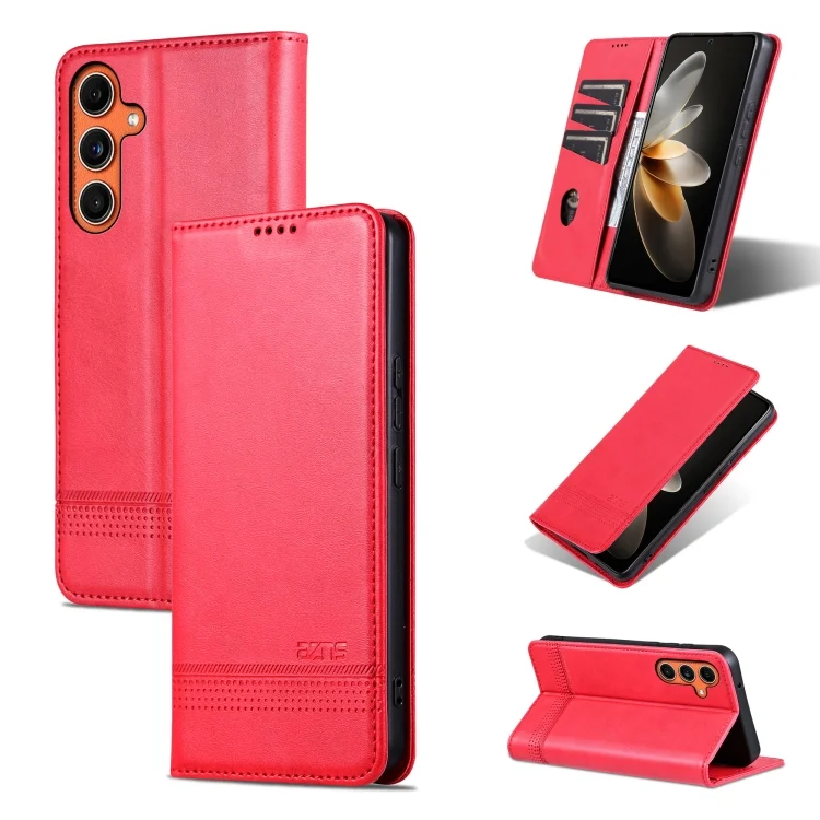 AZNS Magnetic Calf Texture Flip Leather Phone Case, For Samsung Galaxy C55/M55, For Samsung Galaxy A55 5G, For Samsung Galaxy A35 5G