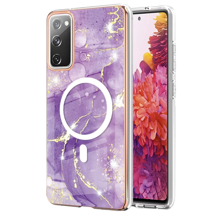 Marble Pattern Dual-side IMD Magsafe TPU Phone Case, For Samsung Galaxy S20 FE 5G&4G / S20 Lite / S20 Fan Edition, For Samsung Galaxy S22 Ultra 5G