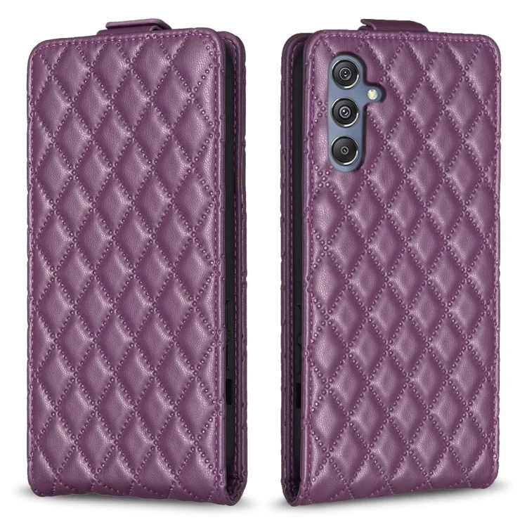 Diamond Lattice Vertical Flip Leather Phone Case, For Samsung Galaxy M34 5G, For Samsung Galaxy A35, For Samsung Galaxy S24+ 5G