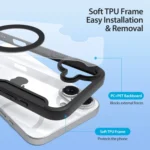 DUX DUCIS Skin X Pro Series Magsafe PC + TPU Phone Leather Case, For iPhone 16 Plus, For iPhone 16, For iPhone 15 Pro Max, For iPhone 15 Pro - Image 4