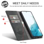 LC.IMEEKE Strong Magnetism Microfiber Leather Phone Case, For Samsung Galaxy A15 5G / 15 4G, For Samsung Galaxy S24 Ultra 5G, For Samsung Galaxy S23 FE 5G, For Samsung Galaxy S24+ 5G - Image 8