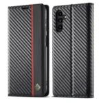 LC.IMEEKE Carbon Fiber Leather Phone Case, For Samsung Galaxy A55 5G, For Samsung Galaxy S24 Ultra 5G, For Samsung Galaxy S23 FE 5G, For Samsung Galaxy A35 5G, For Samsung Galaxy A25 5G...