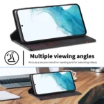LC.IMEEKE Carbon Fiber Leather Phone Case, For Samsung Galaxy A55 5G, For Samsung Galaxy S24 Ultra 5G, For Samsung Galaxy S23 FE 5G, For Samsung Galaxy A35 5G, For Samsung Galaxy A25 5G... - Image 7