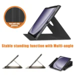 360 Rotation Stand Smart Leather Tablet Case, For Samsung Galaxy Tab A9+, For Samsung Galaxy Tab S9, For Samsung Galaxy Tab S9+ - Image 5
