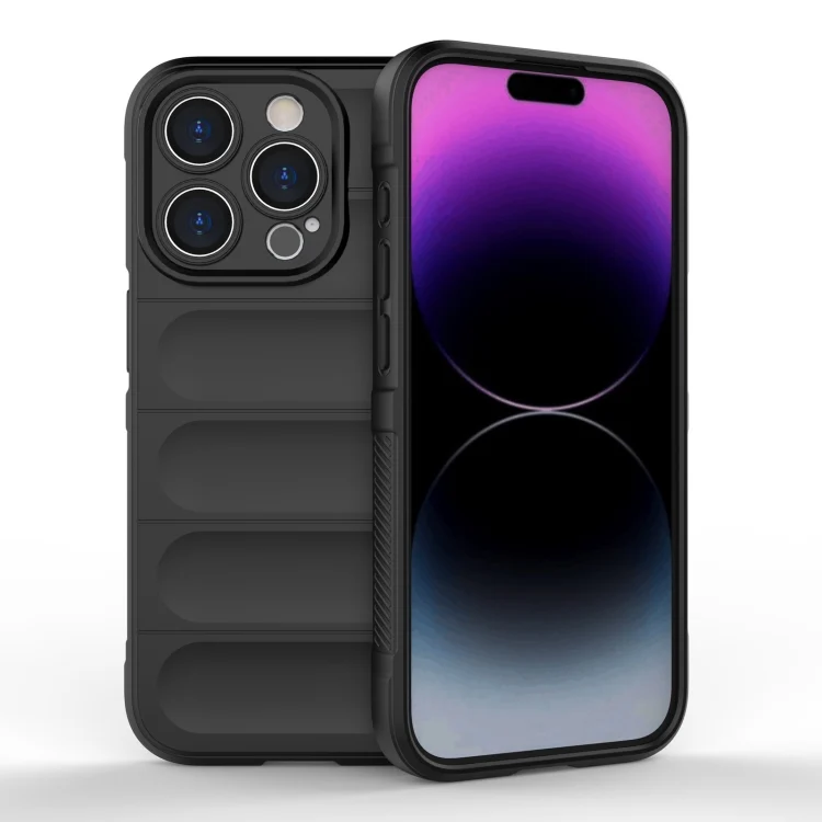 Magic Shield TPU + Flannel Phone Case, For iPhone 15 Pro, For iPhone 15 Plus