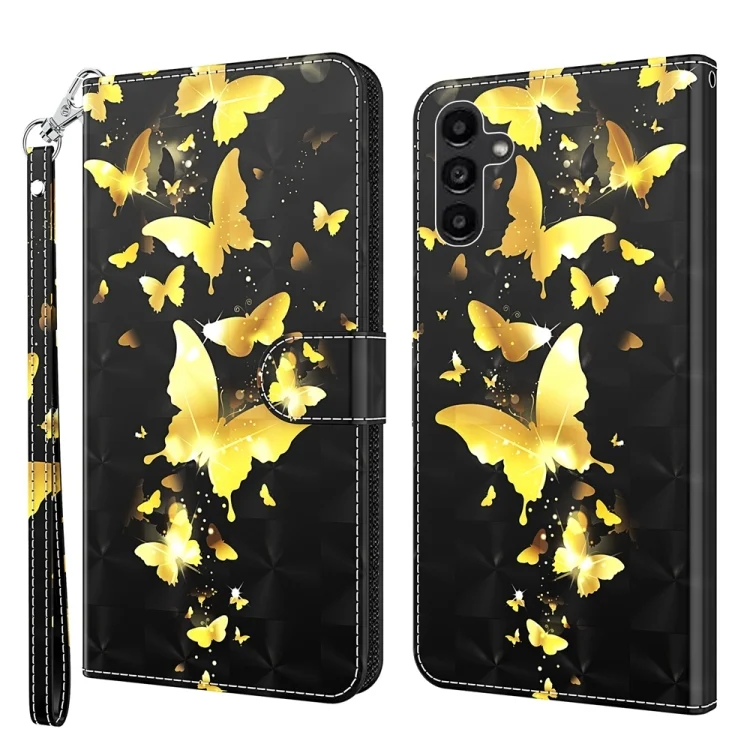 3D Painting Pattern Flip Leather Phone Case, For Samsung Galaxy A05s, For Samsung Galaxy A25 5G
