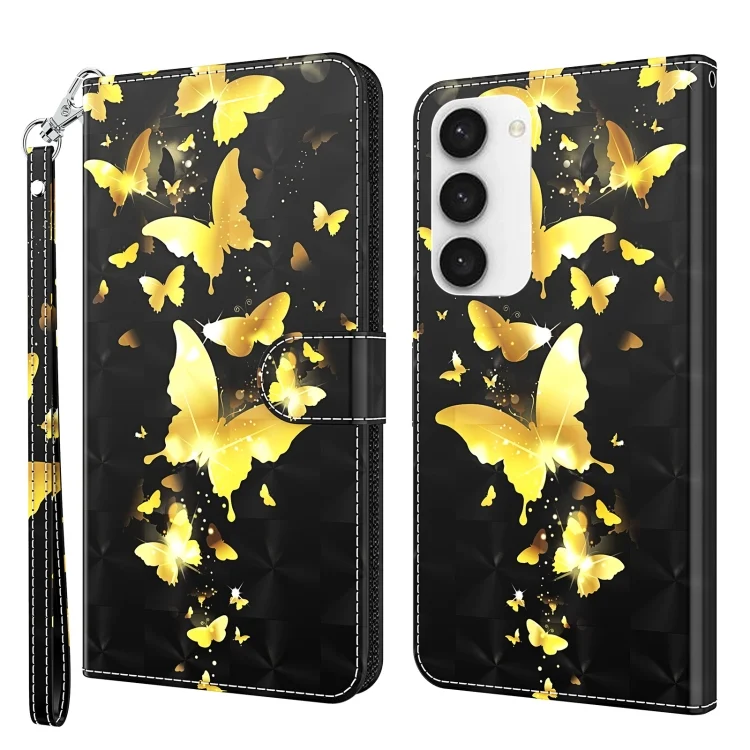 3D Painting Pattern Flip Leather Phone Case, For Samsung Galaxy S24 5G, For Samsung Galaxy A15
