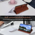 AZNS Skin Feel Calf Texture Flip Leather Phone Case, For iPhone 16e, For iPhone 15 Pro Max, For iPhone 15 Pro, For iPhone 15 Plus - Image 6