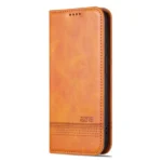 AZNS Magnetic Calf Texture Flip Leather Phone Case, For iPhone 15 Pro - Image 2