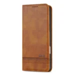 AZNS Magnetic Calf Texture Flip Leather Phone Case, For iPhone 16 Plus, For iPhone 16, For iPhone 15 Pro Max - Image 2