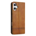AZNS Magnetic Calf Texture Flip Leather Phone Case, For iPhone 16 Plus, For iPhone 16, For iPhone 15 Pro Max - Image 3