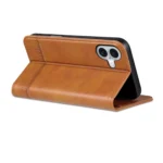 AZNS Magnetic Calf Texture Flip Leather Phone Case, For iPhone 16 Plus, For iPhone 16, For iPhone 15 Pro Max - Image 5