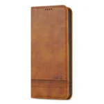 AZNS Magnetic Calf Texture Flip Leather Phone Case, For iPhone 16e, For iPhone 16 Pro Max, For iPhone 16 Pro - Image 2