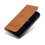 AZNS Magnetic Calf Texture Flip Leather Phone Case, For iPhone 16e, For iPhone 16 Pro Max, For iPhone 16 Pro - Image 6