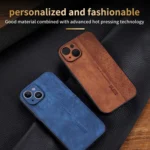 AZNS 3D Embossed Skin Feel Phone Case, For iPhone 15 - Image 5