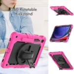 Silicone Hybrid PC Tablet Protective Case, For Samsung Galaxy Tab S9 / S9 FE - Image 8