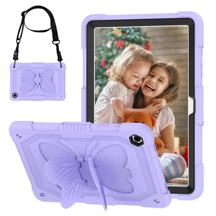EDA005229903A.webp Butterfly Kickstand Heavy Duty Hard Rugged Tablet Case, For Samsung Galaxy Tab A9+, For Samsung Galaxy Tab S9 - Image 1