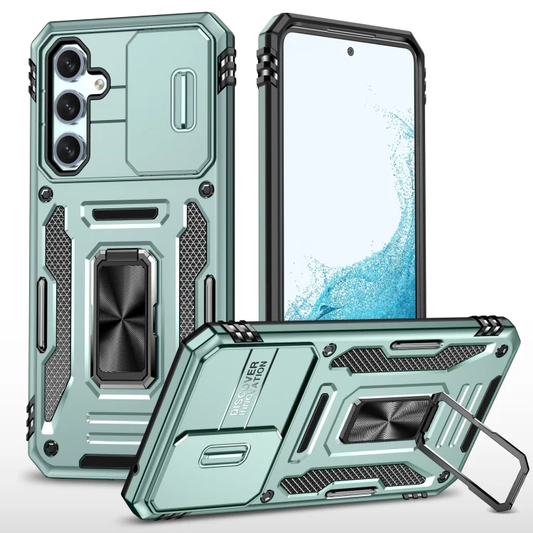 Armor PC + TPU Camera Shield Phone Case, For Samsung Galaxy A54, For Samsung Galaxy S24+ 5G