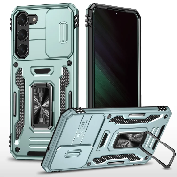 Armor PC + TPU Camera Shield Phone Case, For Samsung Galaxy S24 5G, For Samsung Galaxy A15, For Samsung Galaxy A05s
