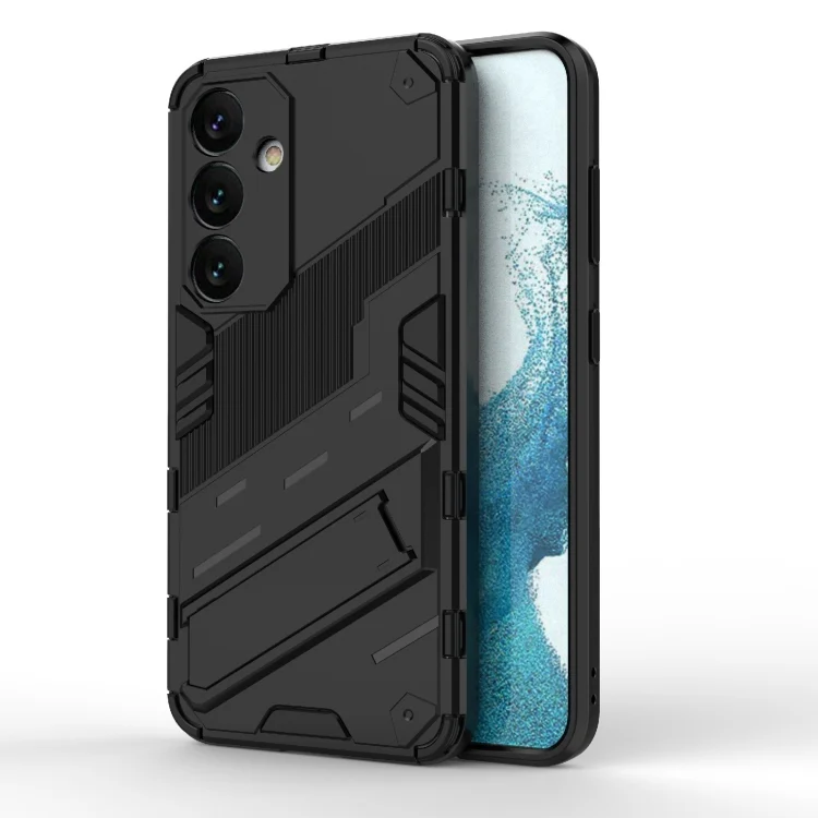 Punk Armor 2 in 1 PC + TPU Shockproof Phone Case with Invisible Holder, For Samsung Galaxy S24 5G, For Samsung Galaxy A15