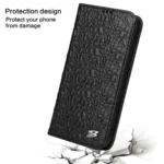 Fierre Shann Crocodile Texture Magnetic Genuine Leather Phone Case, For iPhone 16e, For iPhone 16 Pro Max, For iPhone 16 Pro, For iPhone 16 Plus, For iPhone 16, For iPhone 15 Pro Max... - Image 7