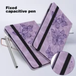 Embossed Butterfly Pattern Leather Tablet Case, For Samsung Galaxy Tab S9 - Image 6