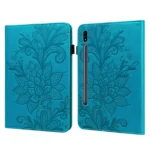Lace Flower Embossing Pattern Leather Tablet Case, For Samsung Galaxy Tab S9