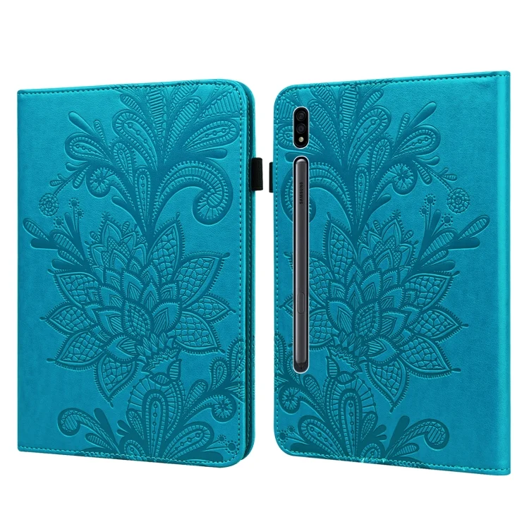 Lace Flower Embossing Pattern Leather Tablet Case, For Samsung Galaxy Tab S9