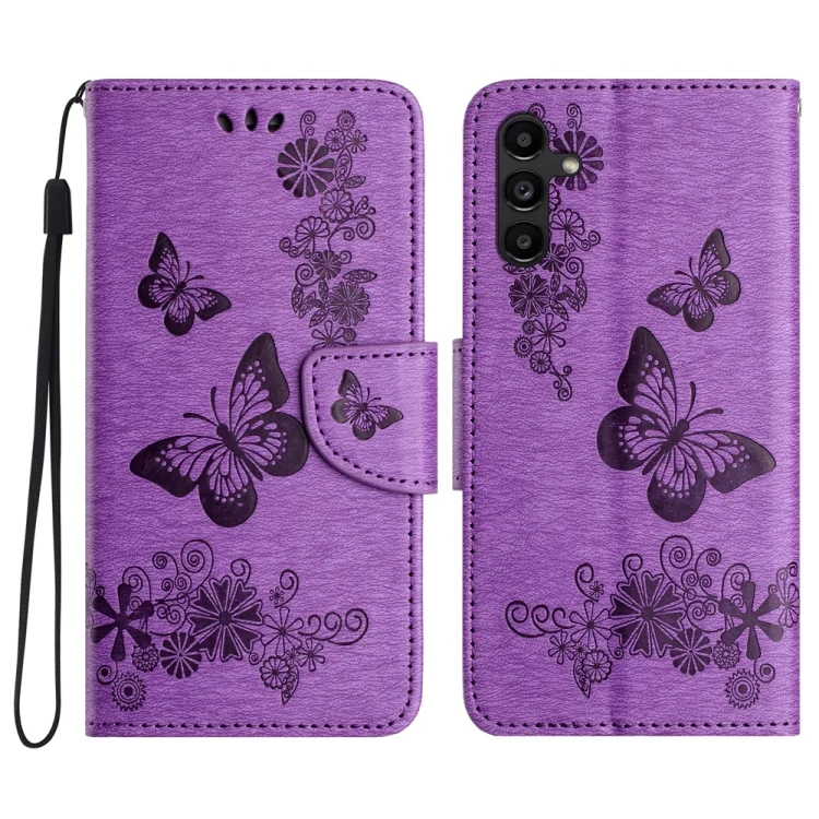 Butterfly Embossed Flip Leather Phone Case, For Samsung Galaxy A05s, For Samsung Galaxy A24 / A25 5G