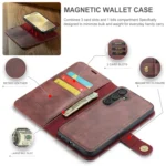 DG.MING Crazy Horse Texture Detachable Magnetic Leather Case, For Samsung Galaxy S24+ 5G, For Samsung Galaxy S24 5G, For Samsung Galaxy S23 FE 5G - Image 6