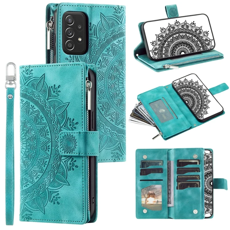 Multi-Card Totem Zipper Leather Phone Case, For Samsung Galaxy A23 4G / 5G, For Samsung Galaxy S23 Ultra 5G, For Samsung Galaxy S23 5G