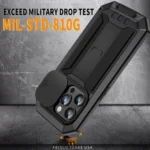 R-JUST Sliding Camera IP54 Life Waterproof Holder Phone Case, For iPhone 15 Pro Max, For iPhone 15 Pro, For iPhone 15 Plus, For iPhone 15 - Image 6