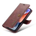DG.MING Crazy Horse Texture Detachable Magnetic Leather Phone Case, For iPhone 15 - Image 6