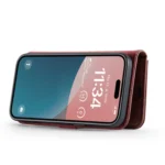 DG.MING Crazy Horse Texture Detachable Magnetic Leather Phone Case, For iPhone 16, For iPhone 15 Pro Max, For iPhone 15 Pro, For iPhone 15 Plus - Image 5