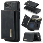 DG.MING M1 Series 3-Fold Multi Card Wallet Leather Phone Case, For iPhone 16e, For iPhone 16 Pro Max, For iPhone 16 Pro, For iPhone 16 Plus