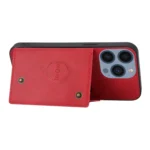 Double Buckle Card Slots PU + TPU Phone Case, For iPhone 15 Pro Max, For iPhone 15 Pro, For iPhone 15 Plus - Image 7