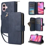 9 Card Slots Zipper Wallet Bag Leather Phone Case, For iPhone 16, For iPhone 15 Pro Max, For iPhone 15 Pro, For iPhone 15 Plus