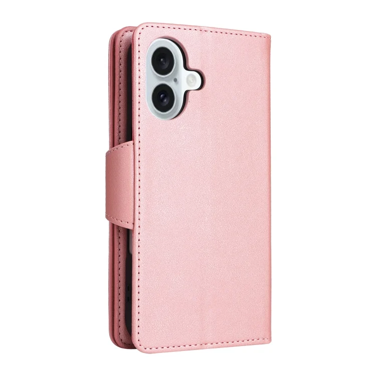 EDA005483305A_2.webp Rivet Buckle 9 Cards Three Fold Leather Phone Case, For iPhone 16, For iPhone 15 Pro Max, For iPhone 15 Pro, For iPhone 15 Plus - Image 3