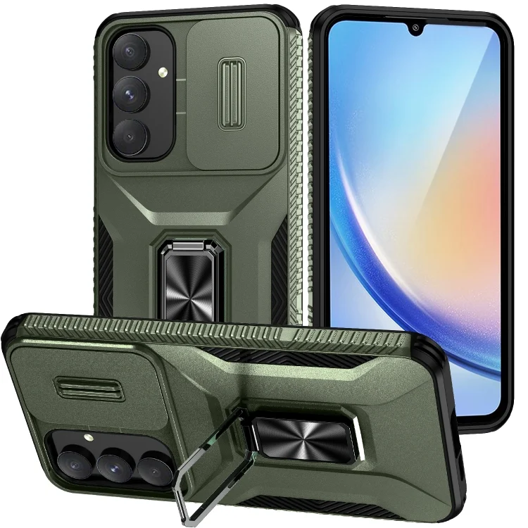 Sliding Camshield Holder Phone Case, For Samsung Galaxy A35 5G, For Samsung Galaxy S24 Ultra 5G