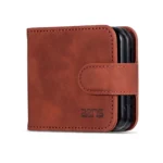 AZNS Skin Feel Calf Texture Flip Leather Phone Case, For Samsung Galaxy Z Flip5 5G, For Samsung Galaxy Z Fold4 5G, For Samsung Galaxy Z Flip4 5G, For Samsung Galaxy Z Flip3 5G - Image 2