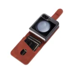 AZNS Skin Feel Calf Texture Flip Leather Phone Case, For Samsung Galaxy Z Flip5 5G, For Samsung Galaxy Z Fold4 5G, For Samsung Galaxy Z Flip4 5G, For Samsung Galaxy Z Flip3 5G - Image 6