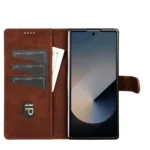 AZNS Skin Feel Calf Texture Flip Leather Phone Case, For Samsung Galaxy Z Fold7 5G, For Samsung Galaxy Z Flip6 5G, For Samsung Galaxy Z Fold6 5G, For Samsung Galaxy Z Fold5 - Image 4